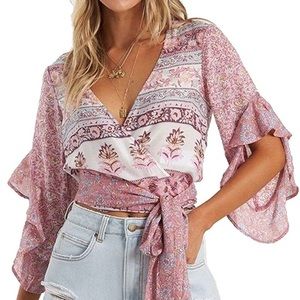 Billabong Summer Glow Wrap Top